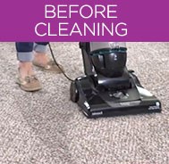 Before cleaning with BISSELL Pawsitively Clean Pet Carpet Cleaning Rental Machine, vacuum area thoroughly.